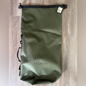 FILSON Dry Bag Military Green 27L Roll-Top ENTIRELY Waterproof Nylon NEW